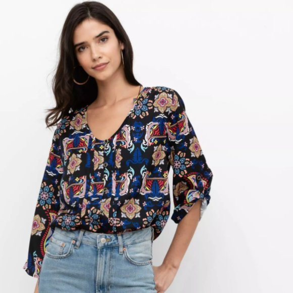 Yumi Kim Tops - YUMI KIM lizzie top merigold mosaic